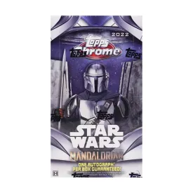 2022 Topps Star Wars The Mandalorian Chrome Beskar Edition Hobby Box