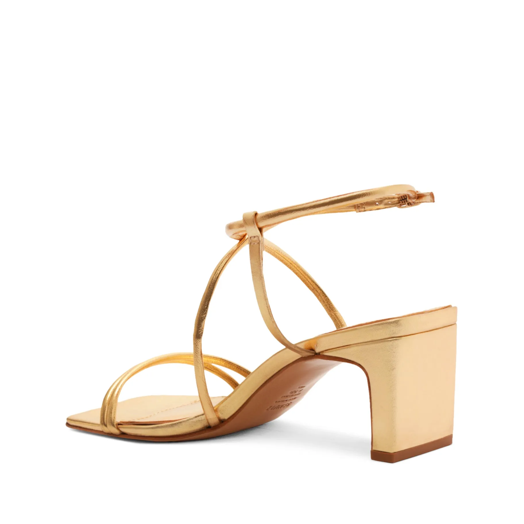 Aimee Block Leather Sandal