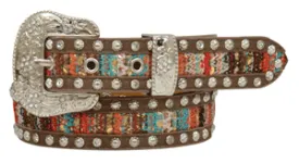 Angel Ranch Girls Belt in Multicolor Lace