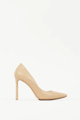 Beige Leather Romy Heel