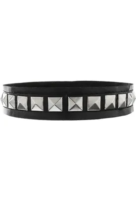 Black and Silver Stud Punk Choker