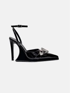 Cruella Shoes Patent Leather Black