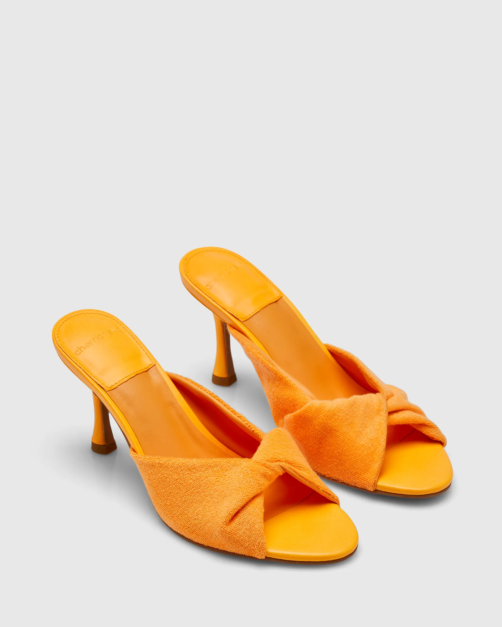 Gigi Heels Orange Terry