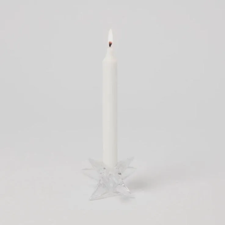 Glass Star Candle Holder