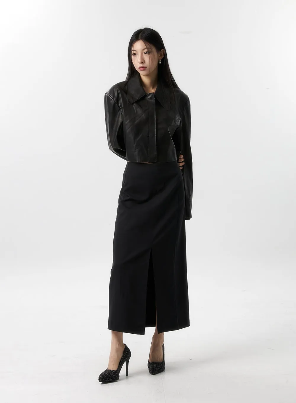 H Line Maxi Skirt IS315