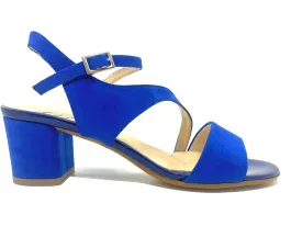 HB Italia Ladies Block Heel Cross Strap Sandal