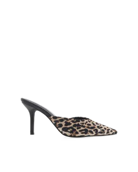 KAREY - LEOPARD SATIN