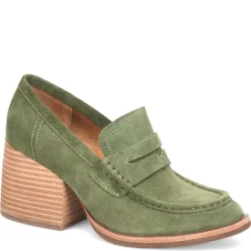 Kork-Ease Modeste Chunky Heels in Green