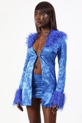 Marla Jacket in Cobalt Blue