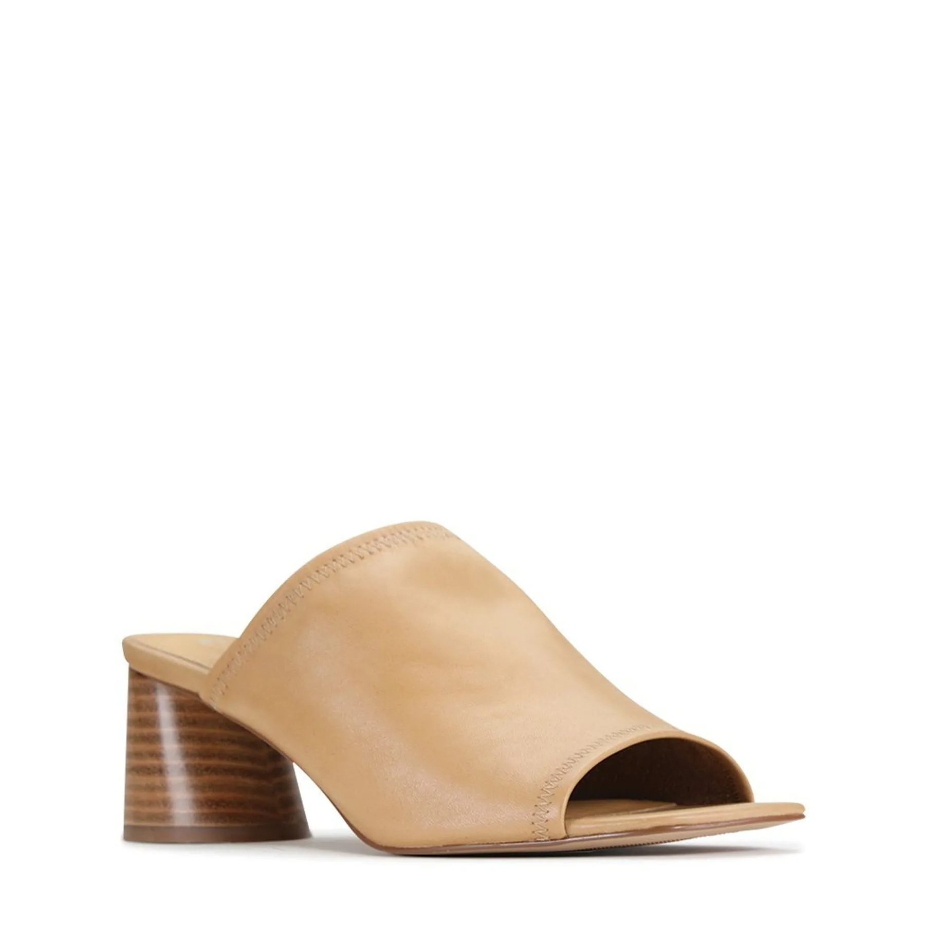 PETTI LEATHER HEELED SANDAL