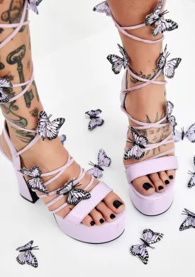 Pixie Queen Lace Up Heels