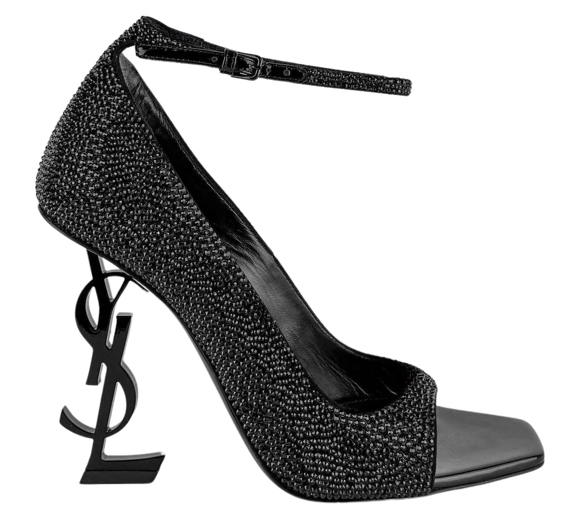 Saint Laurent Opyum Crystal Logo Pumps