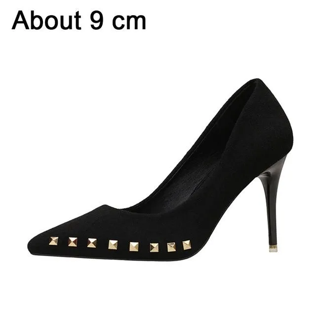 SARAIRIS 2018 Women Pumps Brand Women Shoes High Heels Sexy Pointed Toe Shallow Party Wedding Shoes