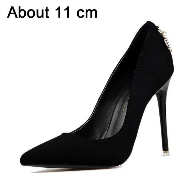 SARAIRIS 2018 Women Pumps Brand Women Shoes High Heels Sexy Pointed Toe Shallow Party Wedding Shoes