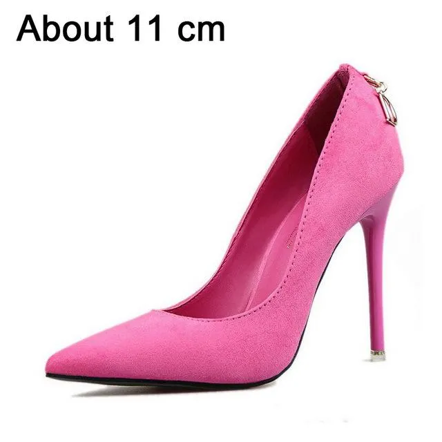 SARAIRIS 2018 Women Pumps Brand Women Shoes High Heels Sexy Pointed Toe Shallow Party Wedding Shoes