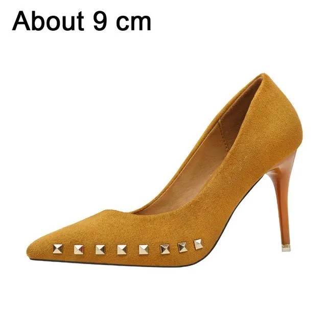 SARAIRIS 2018 Women Pumps Brand Women Shoes High Heels Sexy Pointed Toe Shallow Party Wedding Shoes