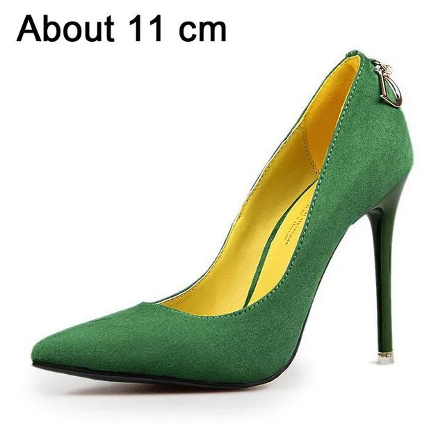 SARAIRIS 2018 Women Pumps Brand Women Shoes High Heels Sexy Pointed Toe Shallow Party Wedding Shoes