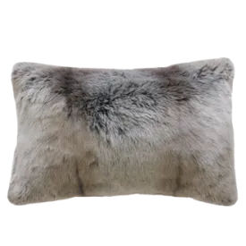 Silver Marten Faux Fur Rect