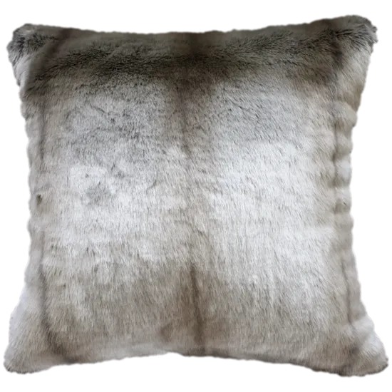 Silver Marten Faux Fur Rect