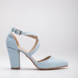 Sina - Baby Blue Wedding Shoes