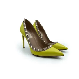 Valentino Garavani  Yellow Patent  Leather  Pumps Heels