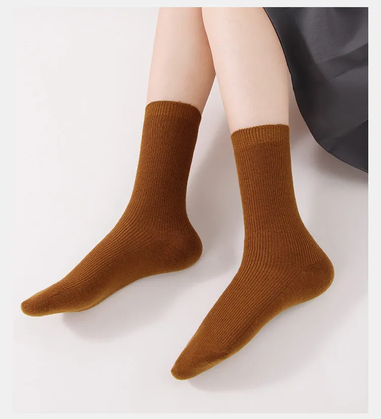 Women's Double Knit Seamless Wool Socks